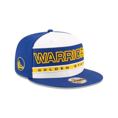 Golden State Warriors Gorra | New Era NBA Stripe 9fifty Snapback Cap Mexico - Azules